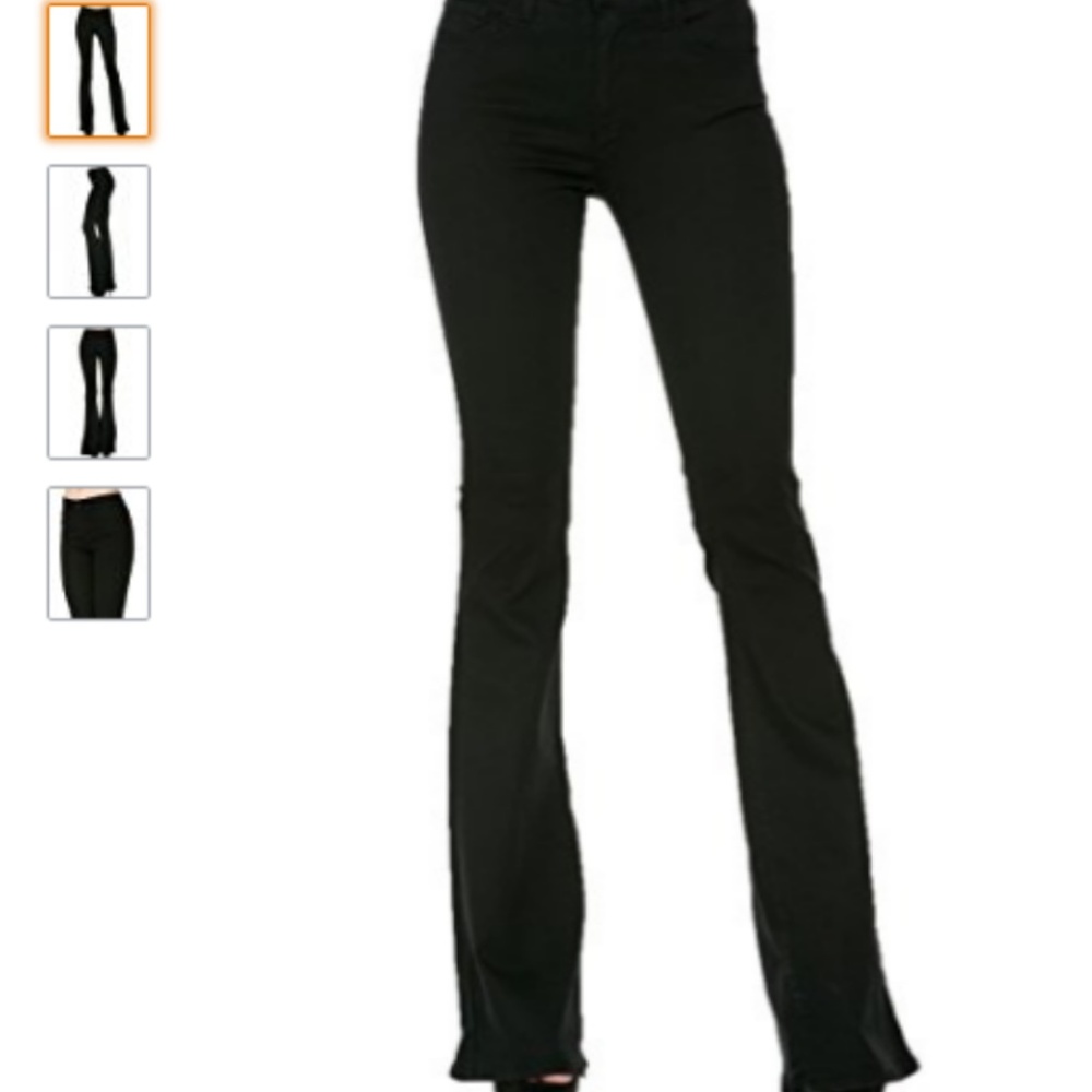 O2 Denim Black Flare Jeans size 24